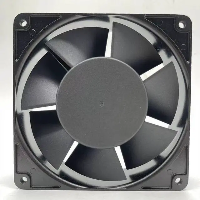 Alt view image 4 of 5 - FP-108-7 12738 AC220V 127mm 12.7cm 220V Dual Ball Bearing 127X127X38mm Industrial Case Cabinets Cooling Fan