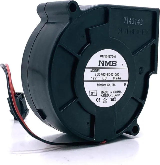 Main image of Projector Blower Fan 7530 NMB 12V 0.24A BG0703-B043-000 7.5cm Cooling Fans 75X75X30mm