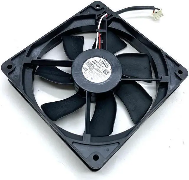 Alt view image 3 of 4 - Mute 120mm 12cm Cooling Fan for NMB 12025 DC 12V 4710SB-04W-B29 120X120X25mm Dual Ball Bearing Server Inverter Cooler