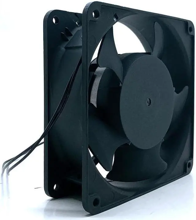 Alt view image 3 of 4 - 380V 120mm 12cm Case Fan 12038 380VAC SJ1238HA3 Industrial Cabinet Distribution Box 12cm Axial Cooling Fan