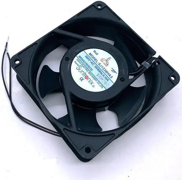 Alt view image 4 of 4 - 380V 120mm 12cm Case Fan 12038 380VAC SJ1238HA3 Industrial Cabinet Distribution Box 12cm Axial Cooling Fan