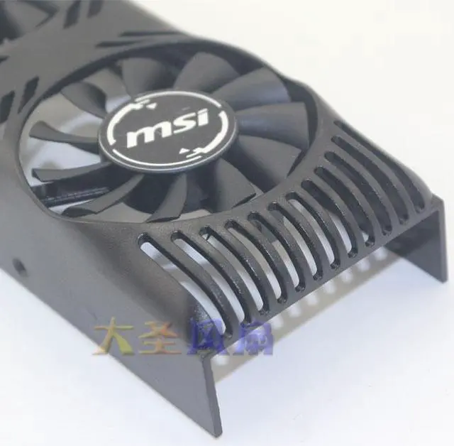 Alt view image 2 of 3 - New original For MSI GTX1650 half-height knife card graphics cooling fan 156mm x 55mm x29mm