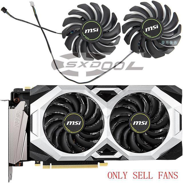 1 Pair For MSI GeForce RTX 2060 2070 2080 2080S XS 2070S 2060S SUPER VENTUS GP OC PLD09210S12HH graphics cooling fan