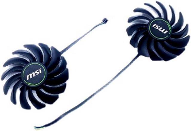 Alt view image 4 of 4 - 1 Pair For MSI GeForce RTX 2060 2070 2080 2080S XS 2070S 2060S SUPER-VENTUS-GP-OC PLD09210S12HH graphics  cooling fan