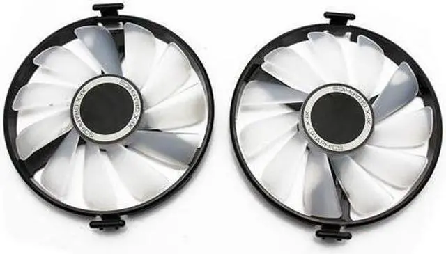 Alt view image 2 of 4 - FDC10U12S9-C  For XFX AMD Radeon R7 370 RX 470 480 570 580 RX460 RX 460 cooling fan