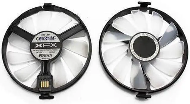 Alt view image 4 of 4 - FDC10U12S9-C  For XFX AMD Radeon R7 370 RX 470 480 570 580 RX460 RX 460 cooling fan