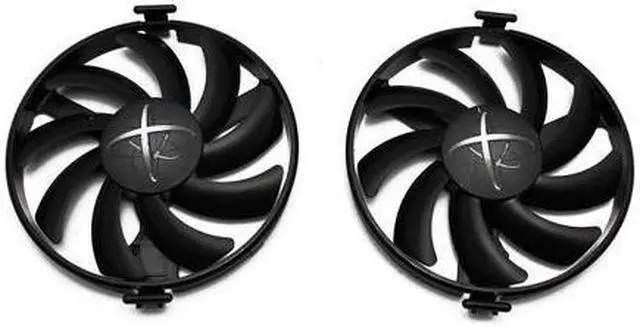 Alt view image 2 of 4 - For XFX AMD Radeon R7 370 RX 470 480 570 580 RX460 RX 460 fan 95mm  FDC10H12S9-C Black