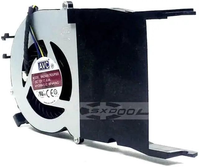 Alt view image 3 of 4 - Original new AVC BAZA0817R2U P005 12V 0.8A 4-wire all-in-one CPU cooling fan
