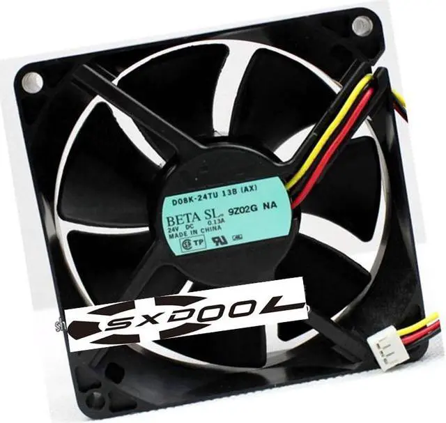 Main image of D08X-24TU NIDEC 24V 0.13A 8CM 8025 inverter, copier cooling fan