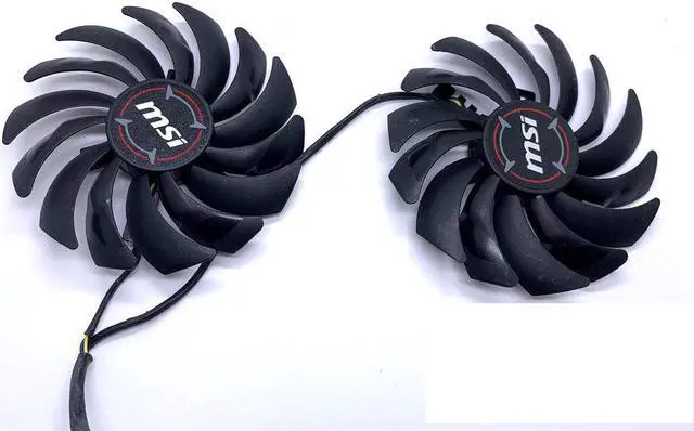 Alt view image 3 of 5 - For MSI GeForce RTX 2060 SUPER ARMOR OC Graphics Card Fan PLD10010B12HH DC12V 95mm