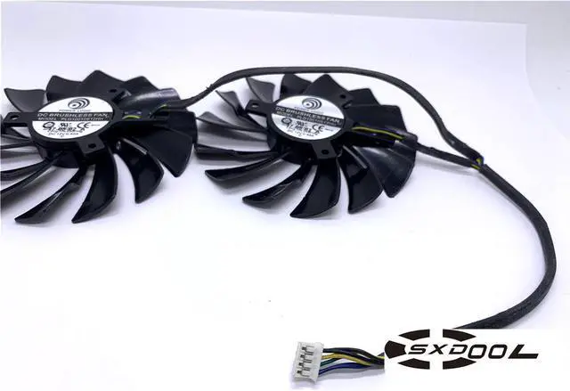 Alt view image 4 of 5 - For MSI GeForce RTX 2060 SUPER ARMOR OC Graphics Card Fan PLD10010B12HH DC12V 95mm