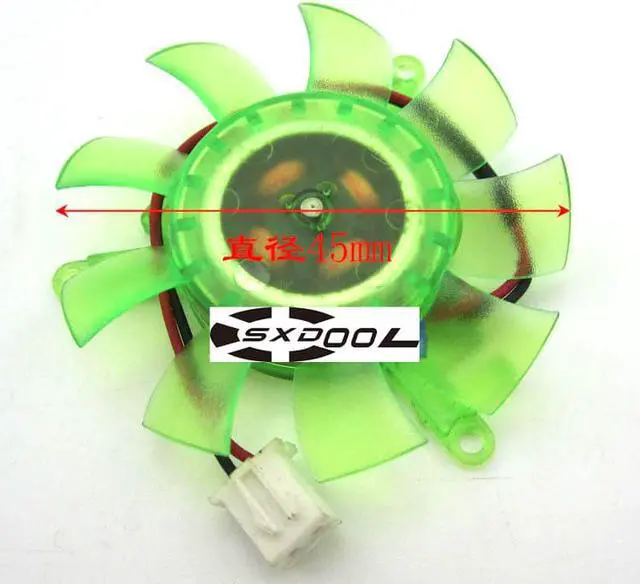 Alt view image 2 of 4 - For cooler master A4510-55SB-2UN-C1 FY04510H12SAB graphics card cooling fan 12V 0.25A