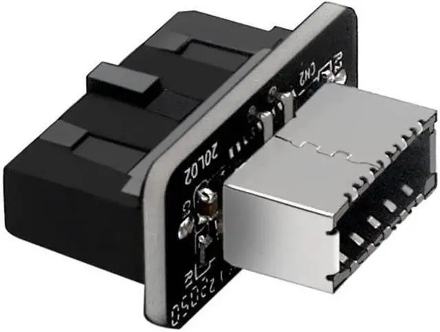 Main image of Motherboard USB3.0 19P/20P to Type-E Adapter,USB 3.0 (3.1 Gen 2) Vertical 19PIN to 3.1 Type-C Front Panel Header Adapter 20 Pin to 19 Pin Type-E Expansion Card