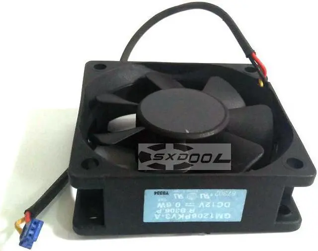 Alt view image 2 of 4 - GM1206PKV3-A SUNON 6cm 6020 12V 0.6W 3 Wire Projector cooling Fan