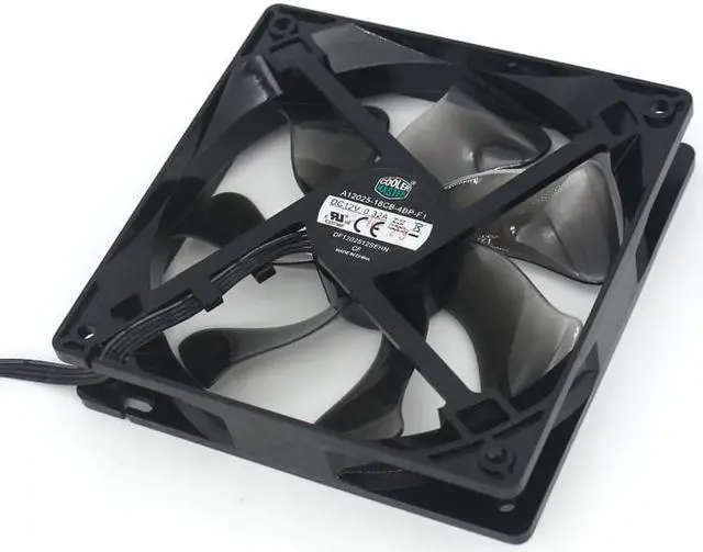 Alt view image 4 of 7 - A12025-18CB-4BP-F1 Cooler Master DF1202512SEHN 12V 0.32A case CPU cooling fan 12cm 12025 4-wire