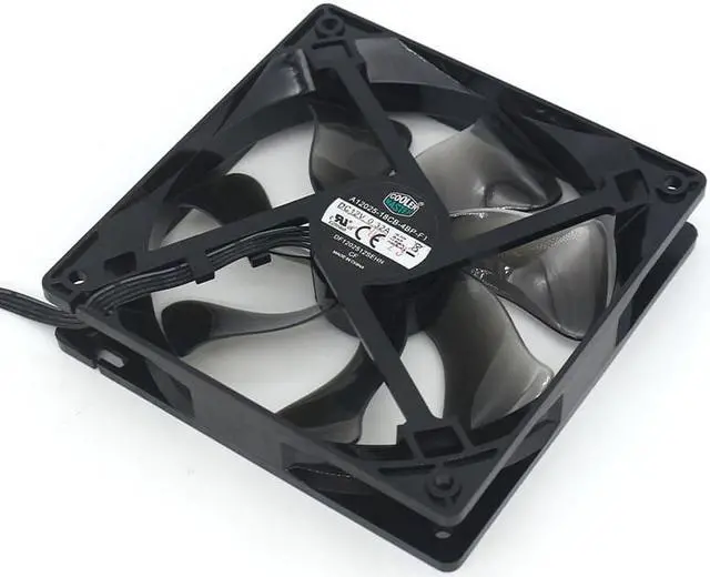Alt view image 6 of 7 - A12025-18CB-4BP-F1 Cooler Master DF1202512SEHN 12V 0.32A case CPU cooling fan 12cm 12025 4-wire