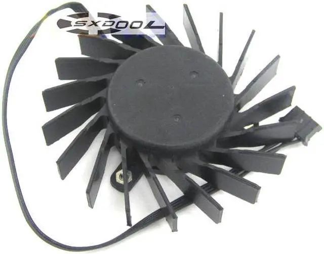 Alt view image 4 of 5 - AVC BASA0710R2U frameless 12V 0.5A 4 Wires 4 Pins VGA Fan graphics card cooler
