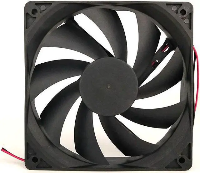 Alt view image 2 of 5 - Delefun DLF12025B28L  1225 12CM 28V 0.2A Durable Double Ball Power Amplifier Cooling Fan Sickle Blade 2500RPM