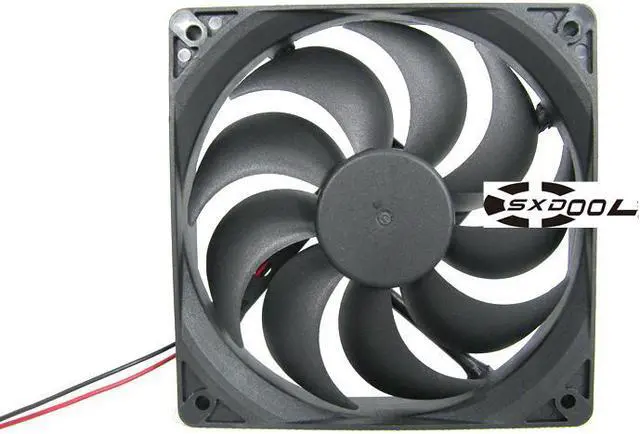Alt view image 4 of 5 - Delefun DLF12025B28L  1225 12CM 28V 0.2A Durable Double Ball Power Amplifier Cooling Fan Sickle Blade 2500RPM