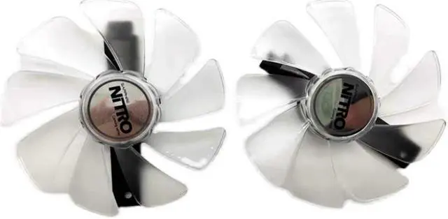 Main image of Blue LED For New Sapphire RX590 RX580 RX570 RX480 RX470 Cooling Fan CF1015H12D 12V Graphics Card Fan (1 Pair)