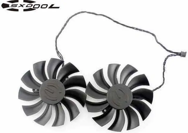 Alt view image 2 of 6 - 2PCS/Lot PLA09215B12H 12V 0.55A 86mm 4Pin For EVGA GTX1080TI SC GTX 1080 Ti SC Black Edition SC2 Fan Graphics Card Cooling Fan