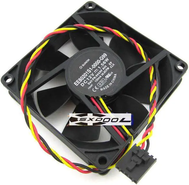 Main image of For Dell OptiPlex 390 790 990 3010 SFF Small Form Factor CPU Processor Chassis Fan 99GRF SUNON EE80201S1-0000-G99 8cm DC12V cooling fans new original