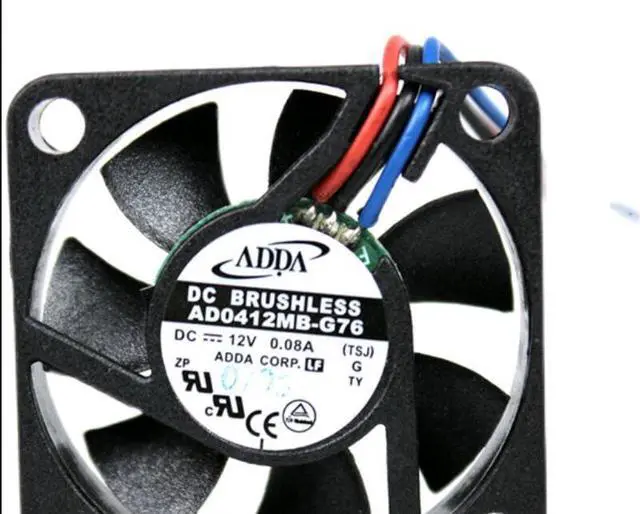 Main image of ADDA 40x10mm AD0412MB-G76 12V 0.08A 3 Wires 3 Pin Cooling fan 4CM Cooler