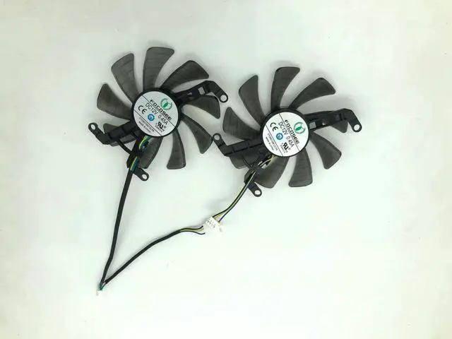 Alt view image 4 of 4 - For GALAXY GTX 1660 super 1660Ti RTX2060 general Snapdragon graphics card mute fan