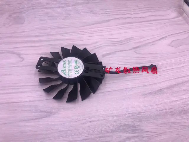 Alt view image 3 of 5 - FD9015H12S GA92S2H For MAXSUN GTX 970 960 graphics card fan 4-pin temperature control  12V cooler (1 Pair)