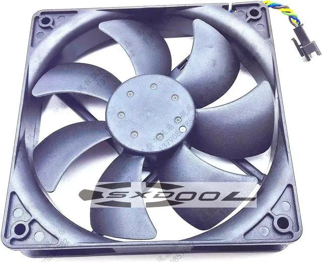 Alt view image 2 of 4 - New FOXCONN Foxconn  PVA120G12Q 12V 0.60A 12025 120mm cooling Fan 4-wire dedicated plug