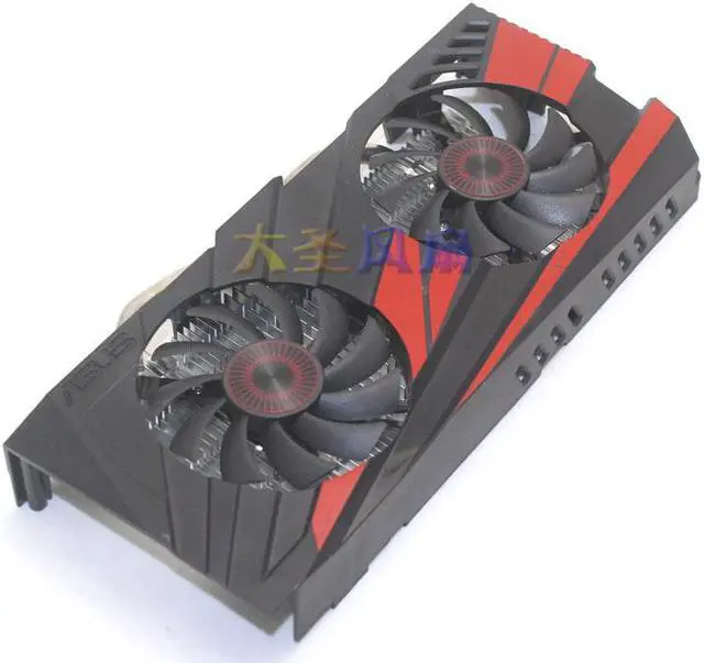 Main image of Original For ASUS GTX960 GTX 1060 graphics card cooler curved fan blade (radiator + fan)