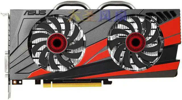 Alt view image 5 of 5 - Original For ASUS GTX960 GTX 1060 graphics card cooler curved fan blade (radiator + fan)