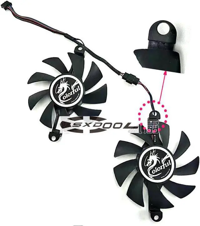 Alt view image 2 of 2 - For Colorful P106-100 GTX1060 960 950 Netchi Edition graphics card radiator Gray