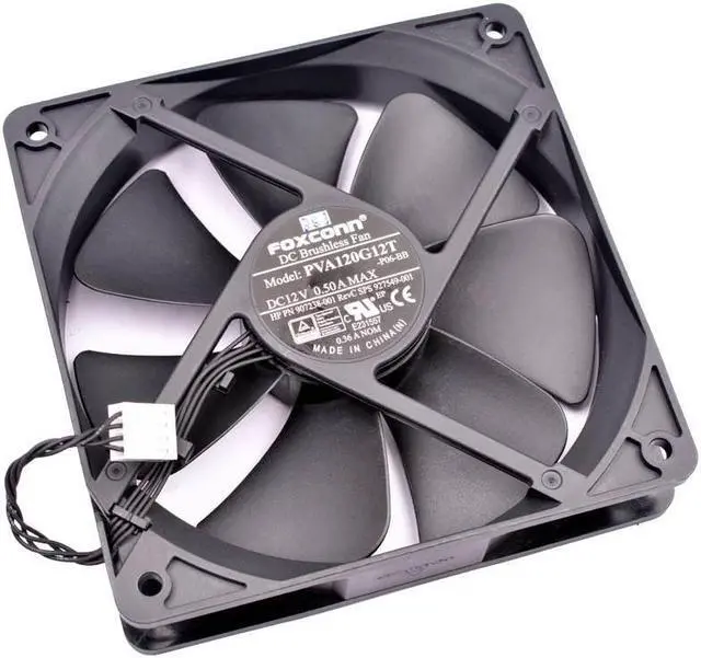 Alt view image 3 of 4 - NEW PVA120G12T Foxconn 12cm 12025 12V 0.50A server chassis CPU cooling
