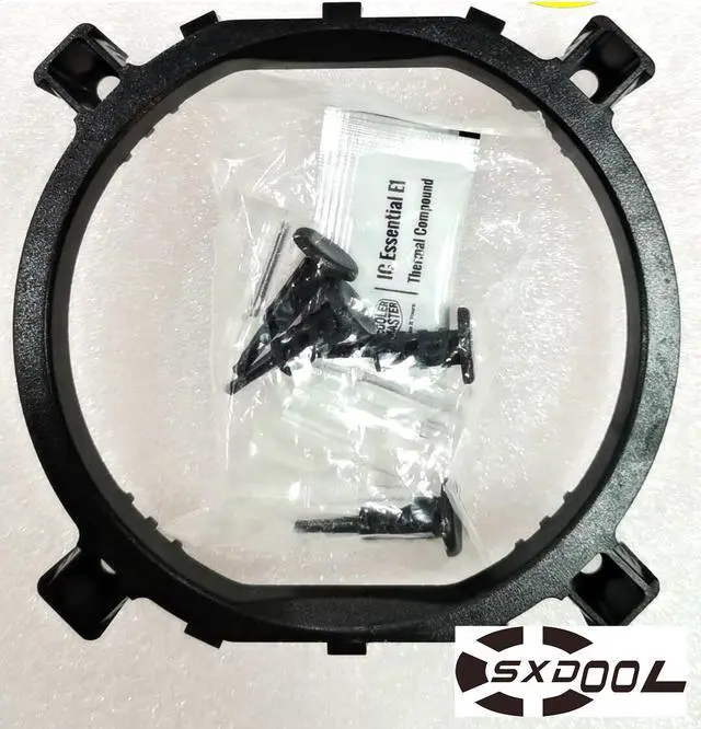 Alt view image 2 of 2 - For Intel 775/1156/1155/1150 motherboard fan rack base frame CPU fan bracket - black