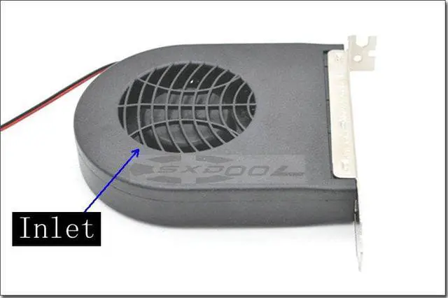 Alt view image 4 of 7 - New turbo fan PCI graphics card exhaust fan server chassis cooling fan high air volume Molex 4D plug