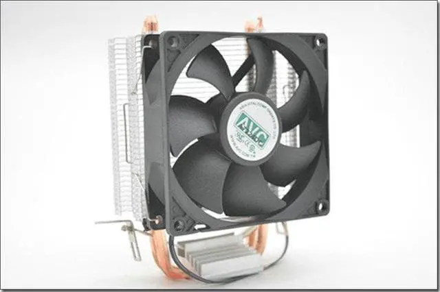 Alt view image 7 of 7 - New dual copper tube temperature control mute cpu fan for AMD AMD FM2 AM2 AM3 AM4 Intel 775 1150 1200 multi-platform CPU cooler
