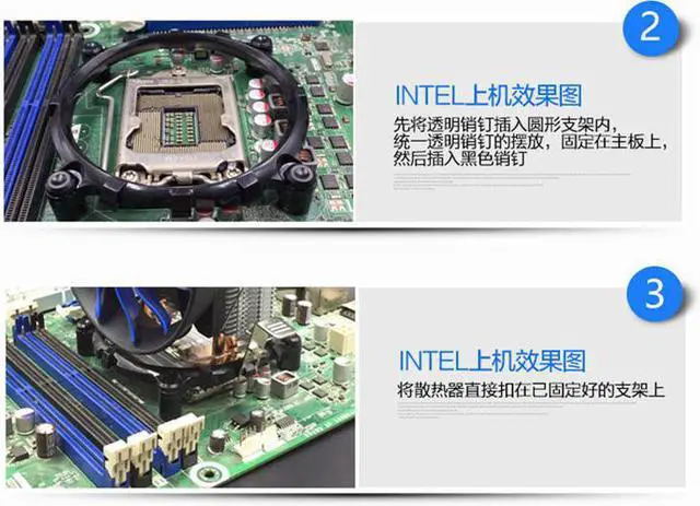 Alt view image 6 of 7 - New dual copper tube temperature control mute cpu fan for AMD AMD FM2 AM2 AM3 AM4 Intel 775 1150 1200 multi-platform CPU cooler Gray