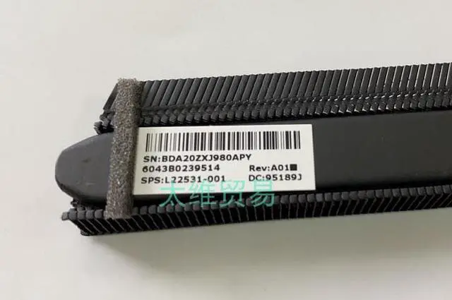 Alt view image 2 of 3 - Laptop CPU Cooling Fan Cooler Compatible for HP 117-BY 17-CA 17-BY0053C 470 g7 L22531-001 17-BY0053CL Fan 6033b0062601 DFS541105FC0T FKN0 Gold