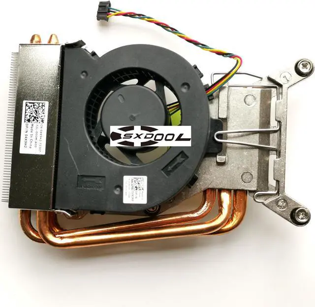 Alt view image 5 of 5 - For DELL Optiplex 9020 USFF Radiator Fan VXD9P 4X9H2 (1 set)