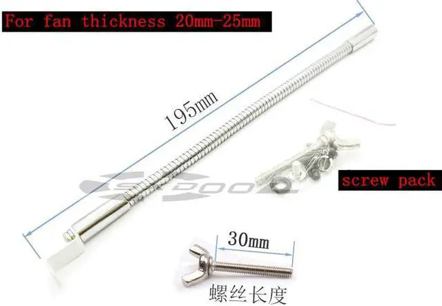 Alt view image 2 of 7 - NEW Multi-directional, hose, cooling bracket, video card, motherboard, north and south bridge, M2 hard drive, memory, chassis fan cooling bracket (for fan thickness 20mm-25mm) Blue