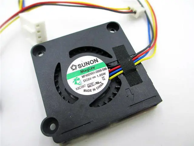 Main image of SUNON MF40070V1-D000-G99 3wires 3-pin MF40070V1-D000-S99 4wires 4pin MF40070V1-D05U-S99 Replacement Fan Blue