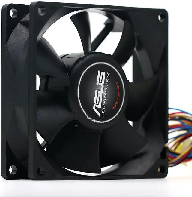 Alt view image 4 of 7 - NEW Delta AUB0812VH 12V 0.41A 8cm 8025 PWM four-speed high-volume cooling fan
