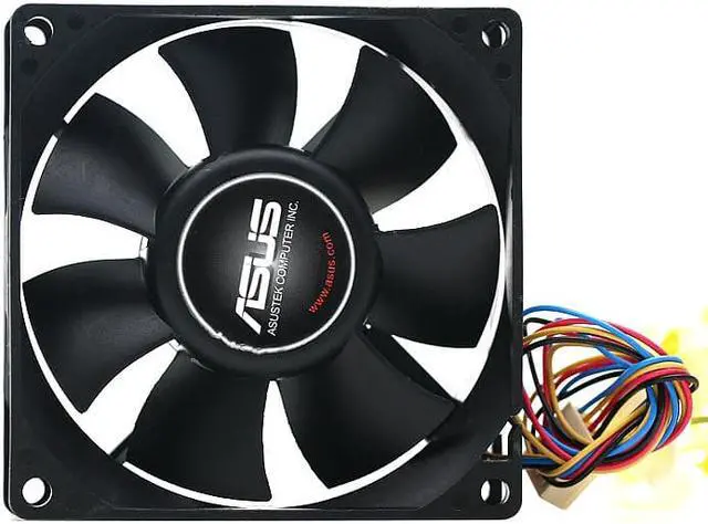 Alt view image 5 of 7 - NEW Delta AUB0812VH 12V 0.41A 8cm 8025 PWM four-speed high-volume cooling fan