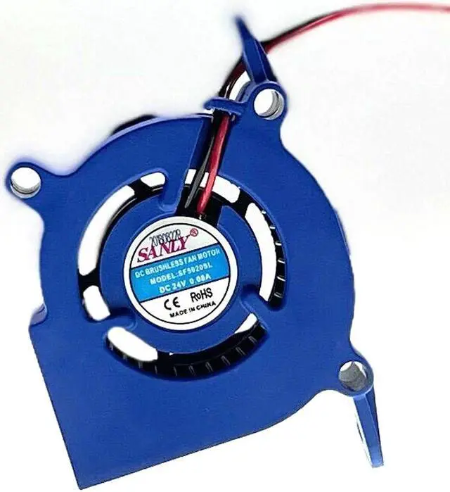 Alt view image 4 of 4 - Sanly SF5020SL 24V 0.08A 5cm Humidifier Mute Silent Cooling Fan Turbine Blower Fan 50X50X20mm 3600RPM