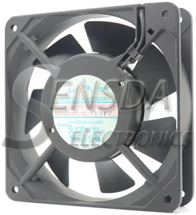 Alt view image 3 of 7 - 12cm case cooler cooling fan Suntronix SJ1225HA1 12025 1225 120*120*25 120mm 110V 120V 50/60HZ 0.18A Axial fan