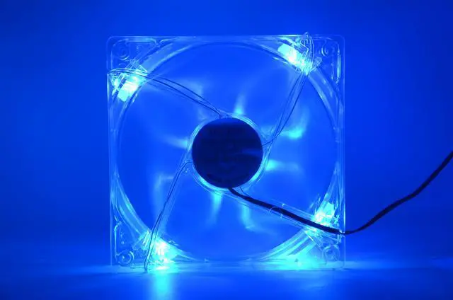 Alt view image 2 of 4 - 120mm LED Case Fan 12V 4Pin 120x25mm For Computer PC Host CPU Cooling Fan Cooler