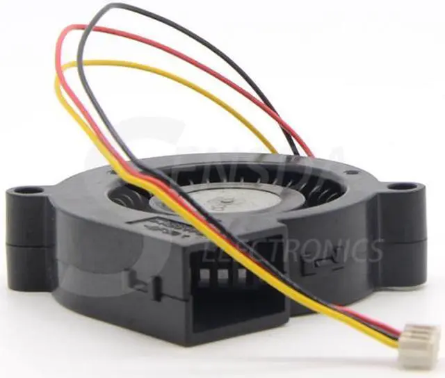 Alt view image 6 of 6 - Servo 3 Pin Blower Fan E0515H12B7AS-11 For a Eiki LC-NB3E LCD Projector  5015 50mm DC Brushless 12V 0.14A cooling fan case cooler