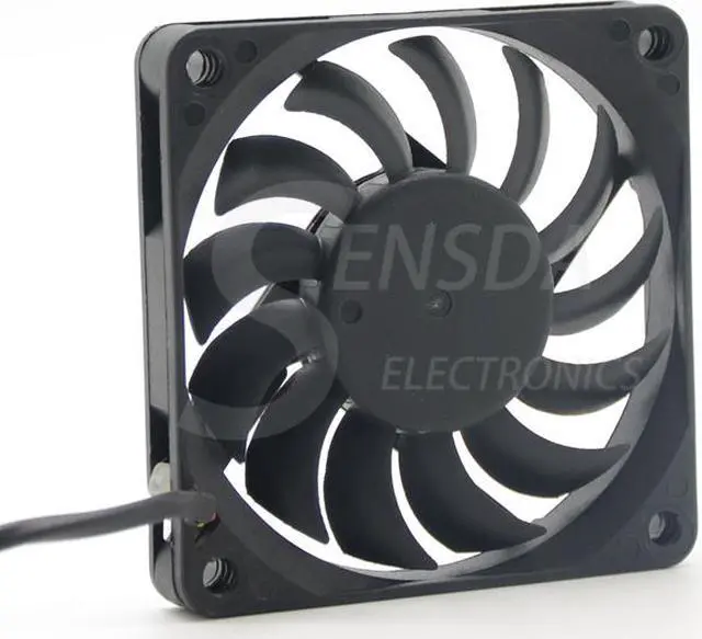 Alt view image 3 of 5 - 7CM super silent thin fan PSC P1127010LB1F DC 12V 0.10A 1.2W Server Square Fan 70x70x10mm 7010 cooling fan