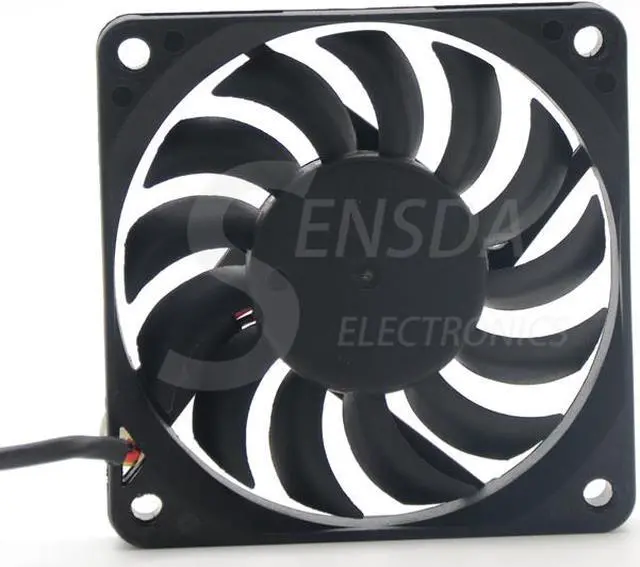 Alt view image 5 of 5 - 7CM super silent thin fan PSC P1127010LB1F DC 12V 0.10A 1.2W Server Square Fan 70x70x10mm 7010 cooling fan
